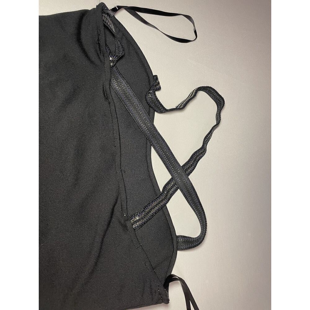 Good American Good Body Cross Back Bodysuit 3 Large Tank Top Sparkle Strap $150 - Picture 9 of 14